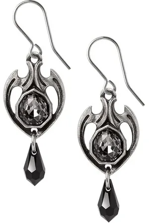 Alchemy Midnight Memorial Earrings silver