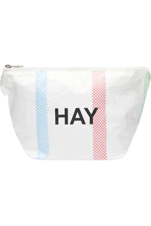 Hay Recycled Candy Stripe Wash Bag - Small