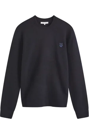Maison Kitsuné Maison Kitsune Bold Fox Head Patch Regular Lambswool Crew Ju