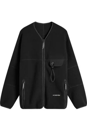 and wander Wool Fleece Cardigan