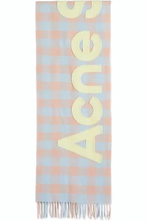 Acne Studios Veda Logo Check Scarf