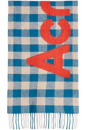 Acne Studios Veda Logo Check Scarf