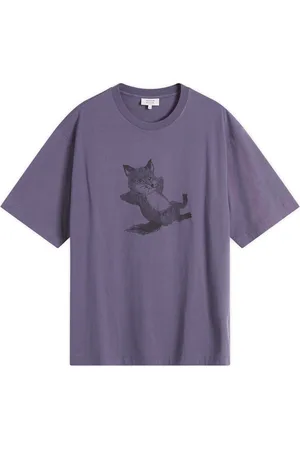 Maison Kitsuné Maison Kitsune Chillax Print Oversize T-Shirt