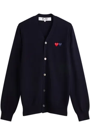 Comme des Garçons Comme des Garcons Play Double Heart Cardigan