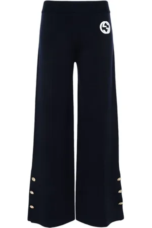 Gucci Interlocking G wide-leg trousers