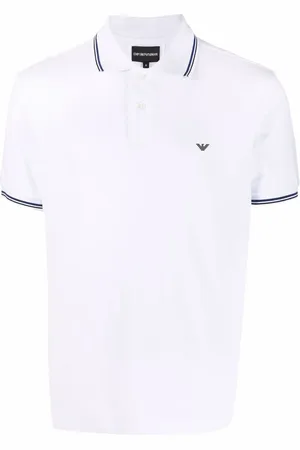Emporio Armani Logo-print cotton polo shirt