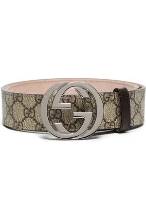 Gucci GG Supreme leather belt