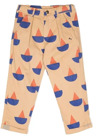Bobo Choses Geometric-print organic cotton trousers