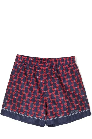Gucci Whale-print swim shorts