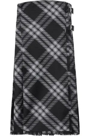 Burberry Checked wrap minidress