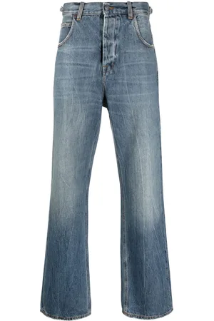 haikure Straight-leg cotton jeans