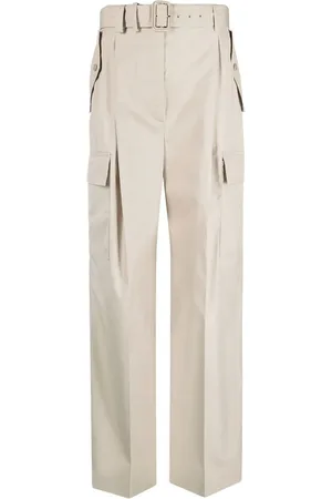 Prada Belted wide-leg trousers