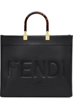 Fendi Sunshine logo-debossed tote