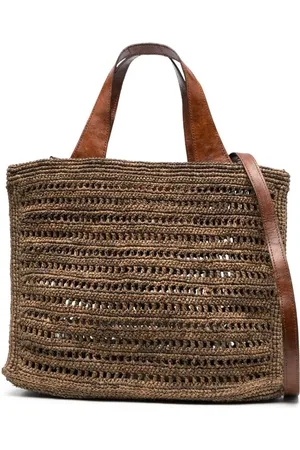 IBELIV Woven straw tote bag