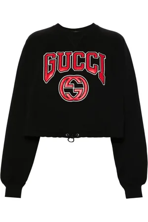 Gucci Logo-embroidered cotton sweatshirt