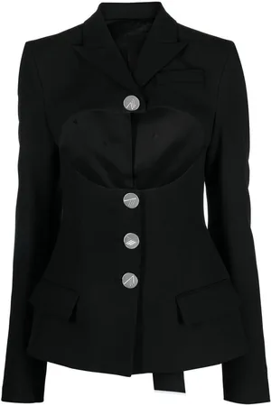 The Attico Gwenda single-breasted blazer