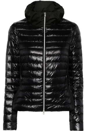 HERNO Gusset-detail quilted jacket