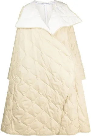 Niccolo Pasqualetti Asymmetric diamond-quilted coat