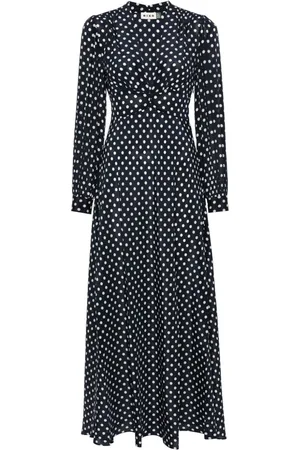 RIXO London Emory polka dot maxi dress
