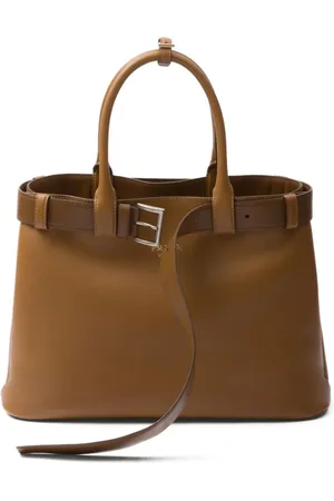 Prada Large belted leather handbag