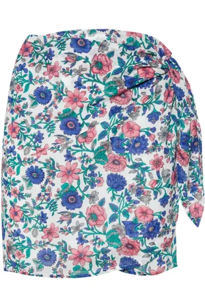 Louise Misha Charlie floral-print mini skirt