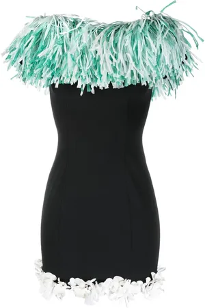 Puccini Fringe-trim mini dress