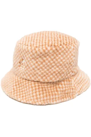 Kangol Logo-patch faux-fur bucket hat