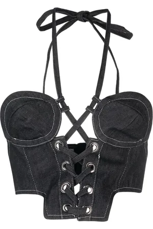 Julfer Corset-style cotton top