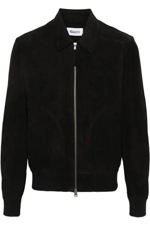 ERALDO Glod suede bomber jacket