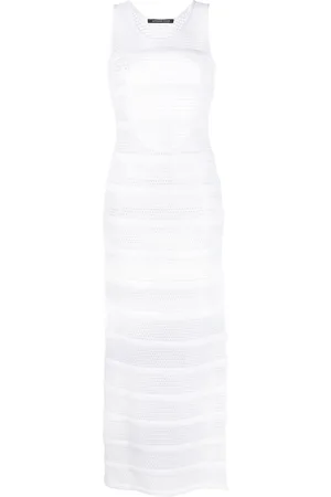 ANTONINO VALENTI Sheer mesh maxi dress