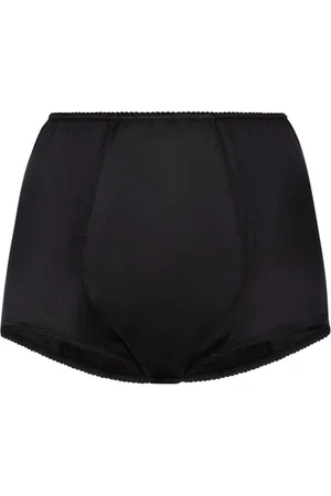 Dolce & Gabbana Satin-finish high-waisted briefs