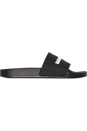 Balenciaga Logo-embossed pool slides