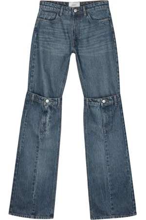 COPERNI Layered-design cotton jeans