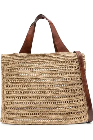 IBELIV Nosy raffia tote bag