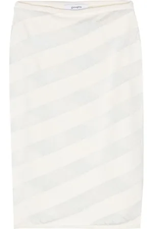 Gimaguas Zebara semi-sheer panel skirt