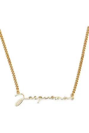 Jacquemus Logo pendant necklace