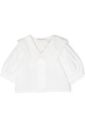 The New Society Polka dot-print cotton shirt