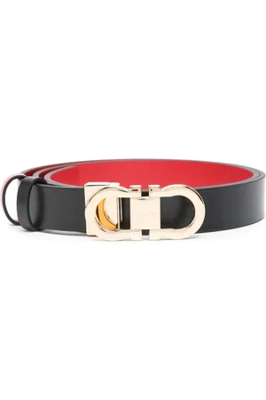 Salvatore Ferragamo Gancini-buckle reversible leather belt