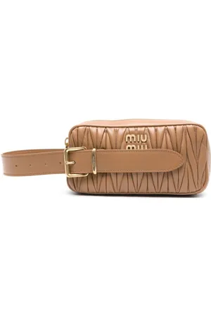 Miu Miu Matelassé nappa clutch bag
