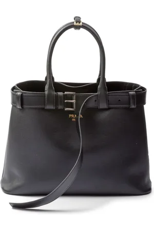 Prada Large belted leather handbag