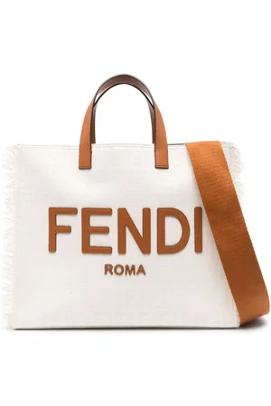 Fendi Jacquard-logo canvas tote bag