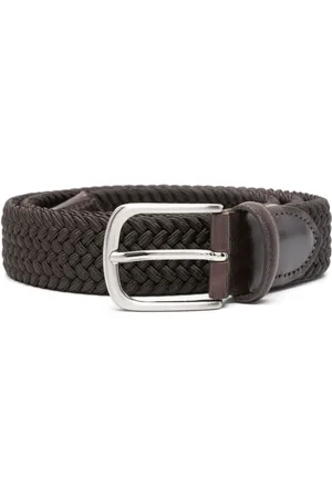 ERALDO Leather-trim interwoven belt