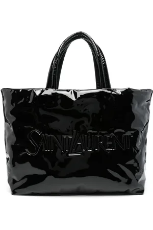 Saint Laurent Logo-debossed tote bag
