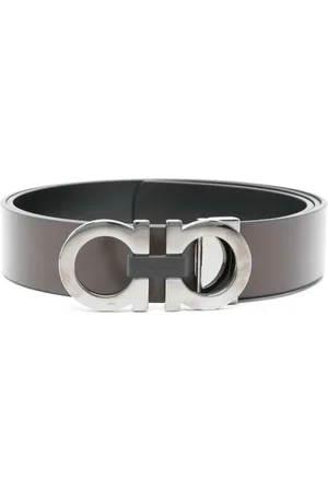 Salvatore Ferragamo Gancini-buckle reversible leather belt