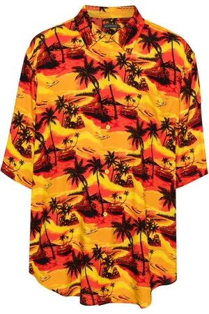 Balenciaga Hawaiian Car short-sleeve shirt