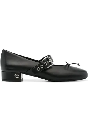 Miu Miu 30mm buckle-strap pumps