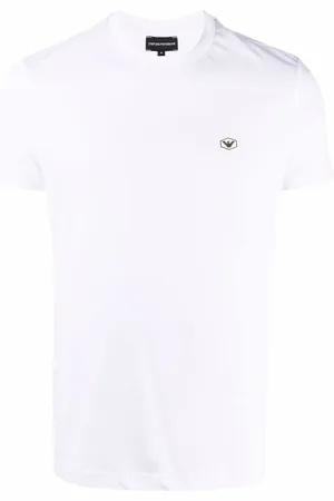 Emporio Armani Logo-patch short-sleeved T-shirt