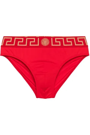 VERSACE Greca Border swim briefs