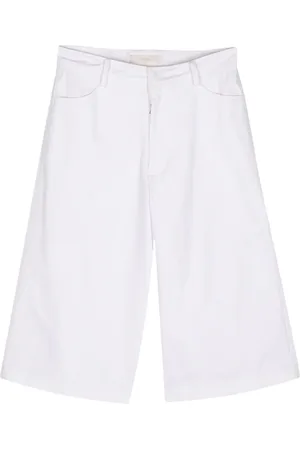 FAITHFULL THE BRAND Wide-leg canvas shorts