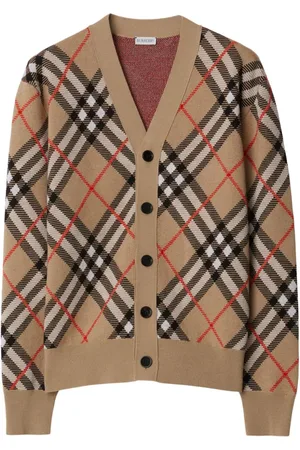 Burberry Vintage Check wool-blend cardigan